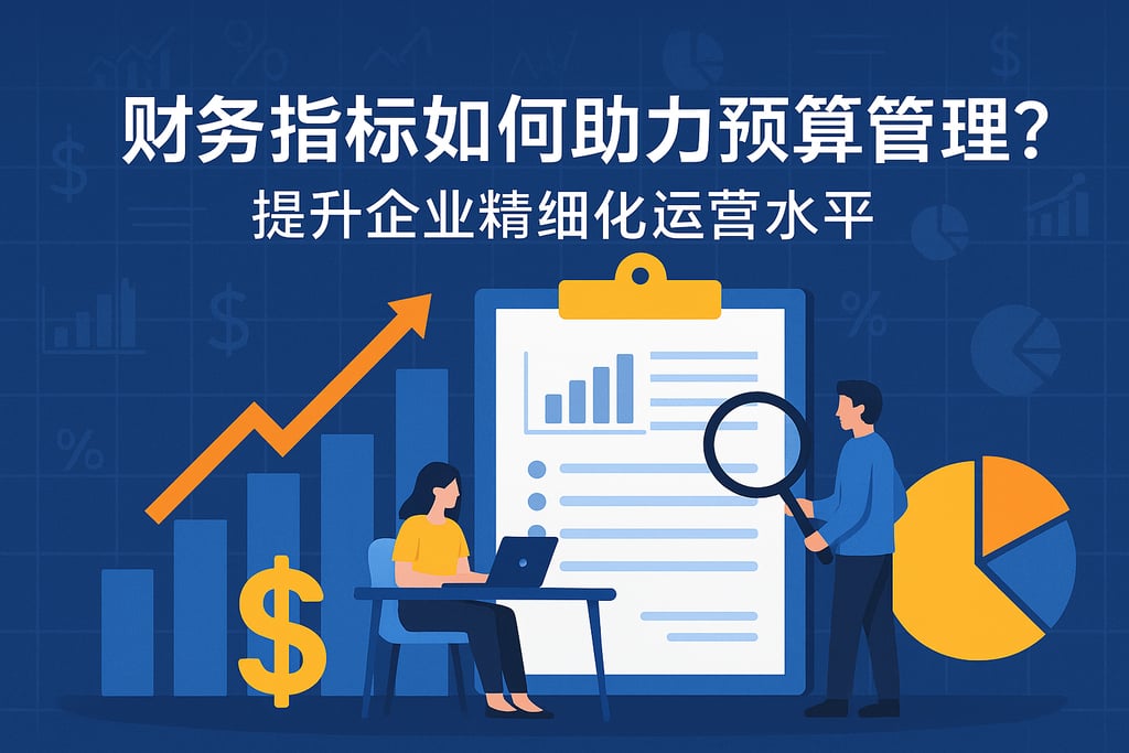 财务指标如何助力预算管理？提升企业精细化运营水平