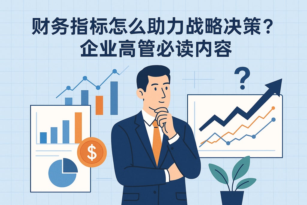 财务指标怎么助力战略决策？企业高管必读内容