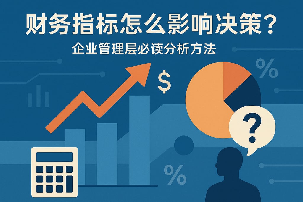 财务指标怎么影响决策？企业管理层必读分析方法