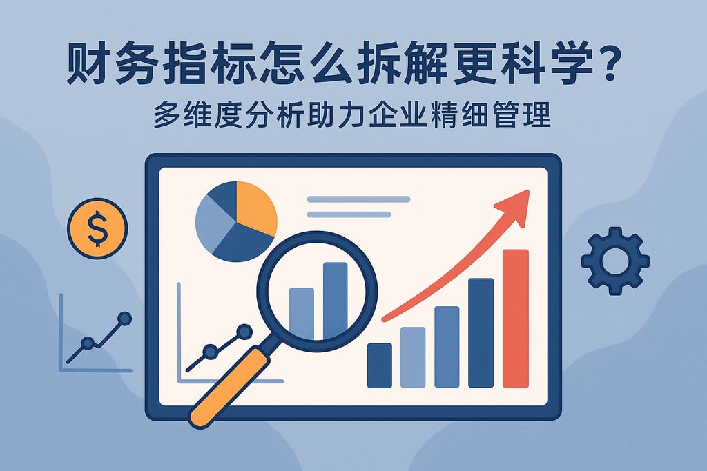 财务指标怎么拆解更科学？多维度分析助力企业精细管理