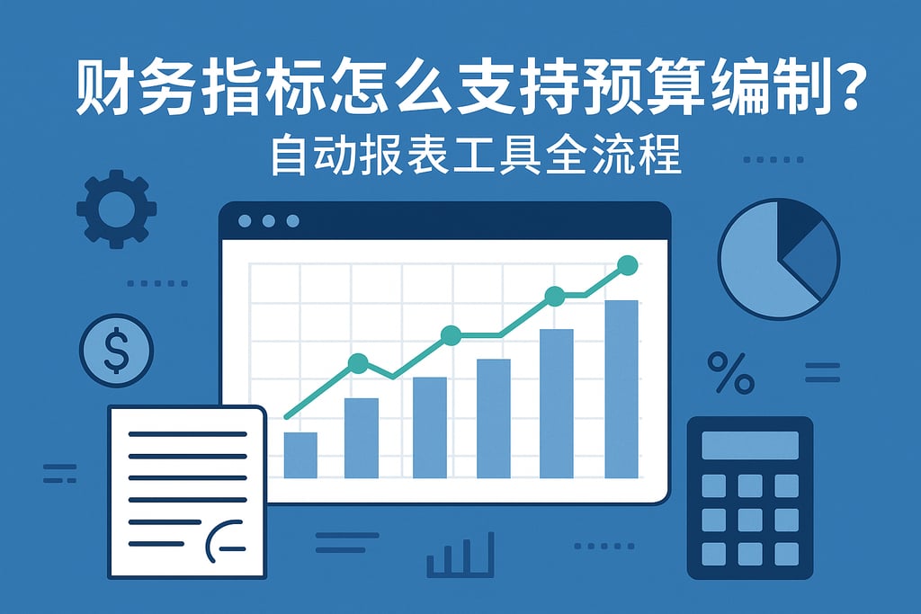 财务指标怎么支持预算编制？自动报表工具全流程