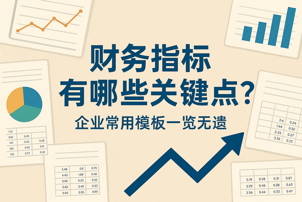 财务指标有哪些关键点？企业常用模板一览无遗