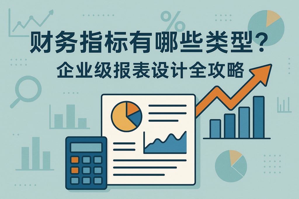 财务指标有哪些类型？企业级报表设计全攻略
