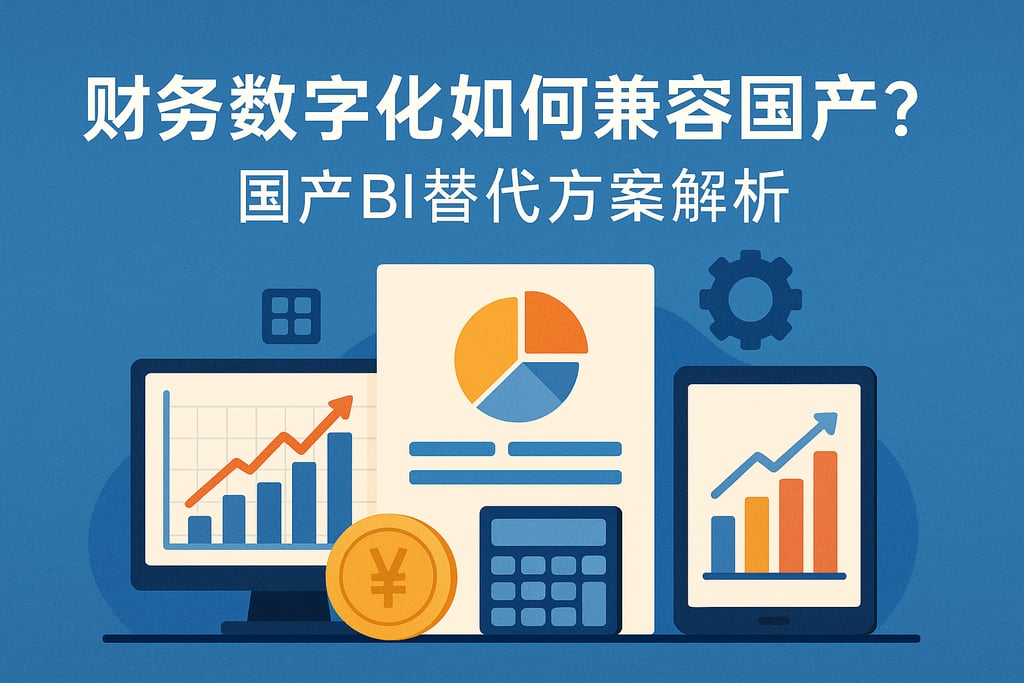 财务数字化如何兼容国产？国产BI替代方案解析