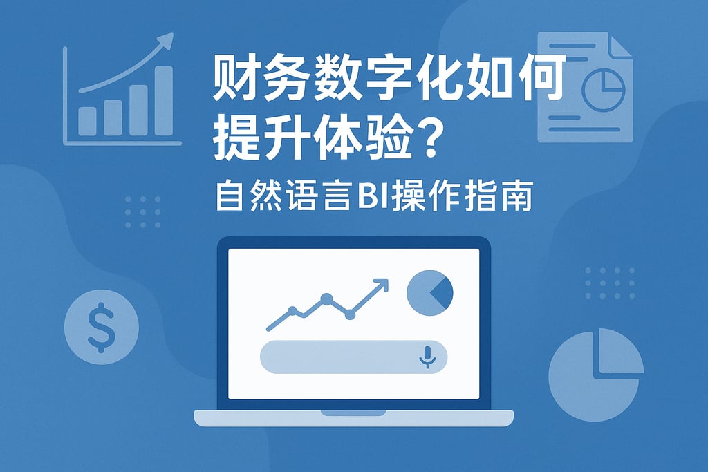 财务数字化如何提升体验？自然语言BI操作指南