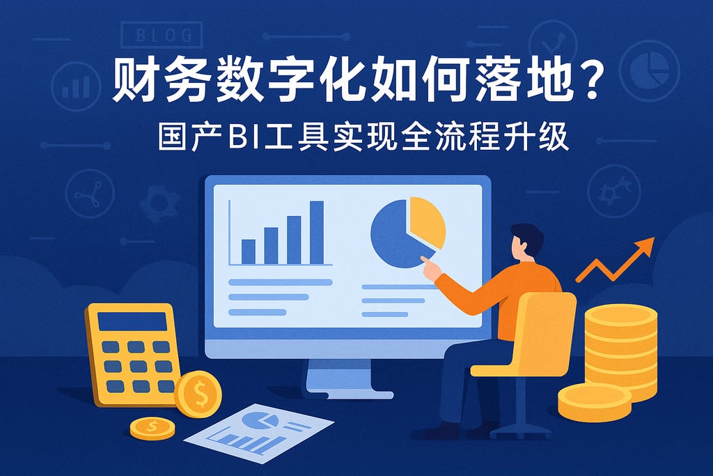 财务数字化如何落地？国产BI工具实现全流程升级