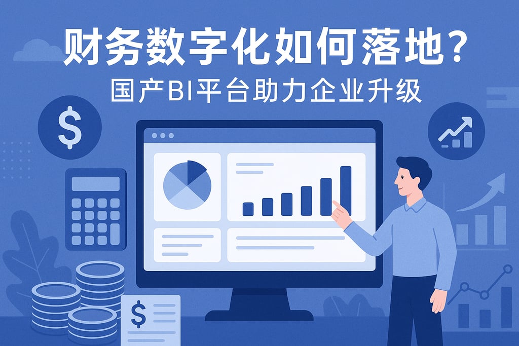 财务数字化如何落地？国产BI平台助力企业升级