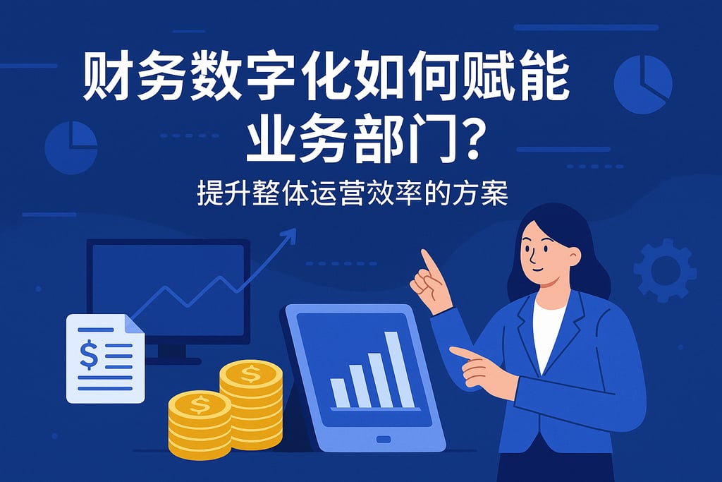 财务数字化如何赋能业务部门？提升整体运营效率的方案