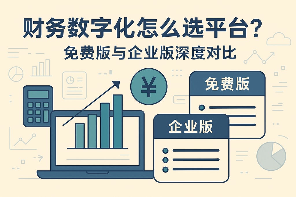 财务数字化怎么选平台？免费版与企业版深度对比