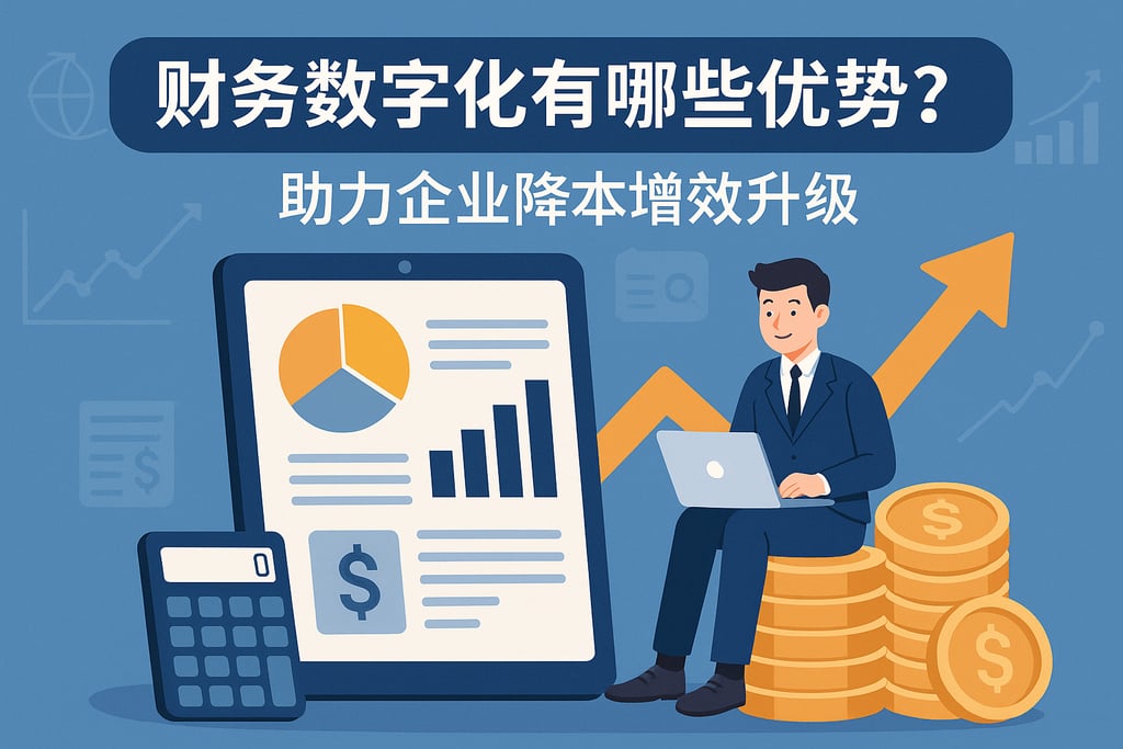 财务数字化有哪些优势？助力企业降本增效升级