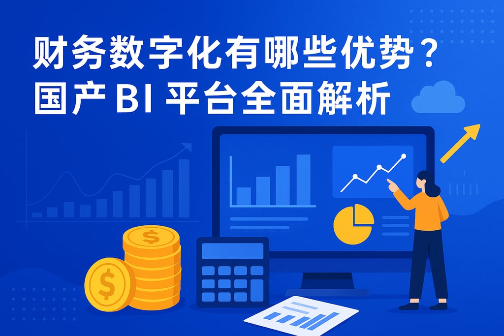 财务数字化有哪些优势？国产BI平台全面解析
