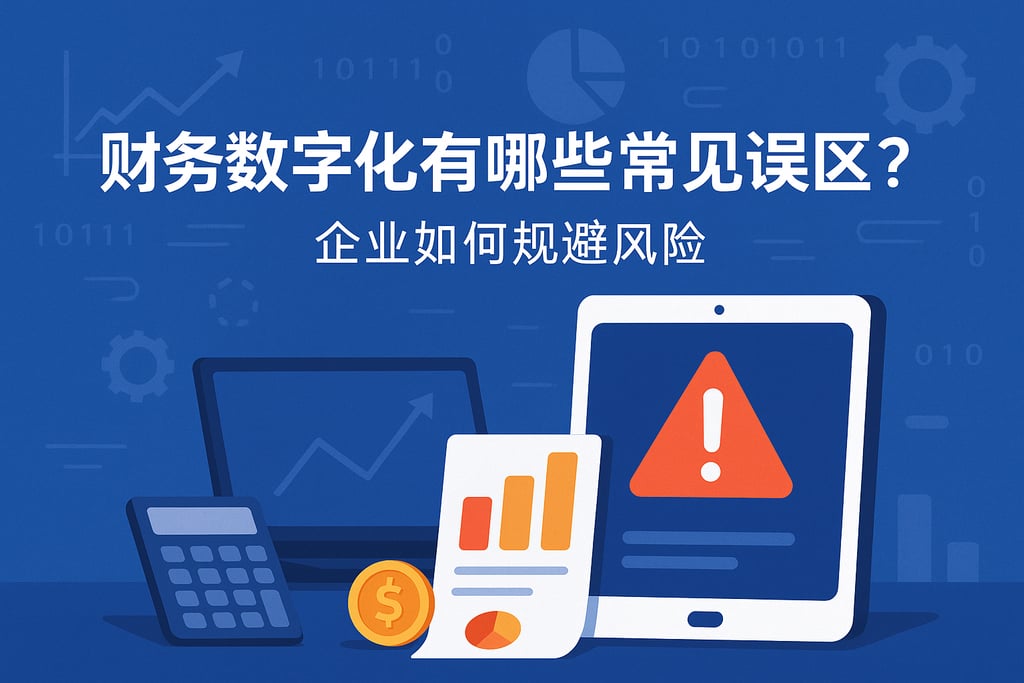 财务数字化有哪些常见误区？企业如何规避风险