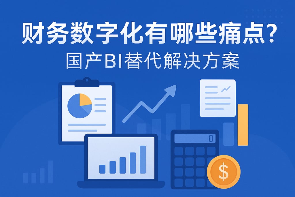 财务数字化有哪些痛点？国产BI替代解决方案
