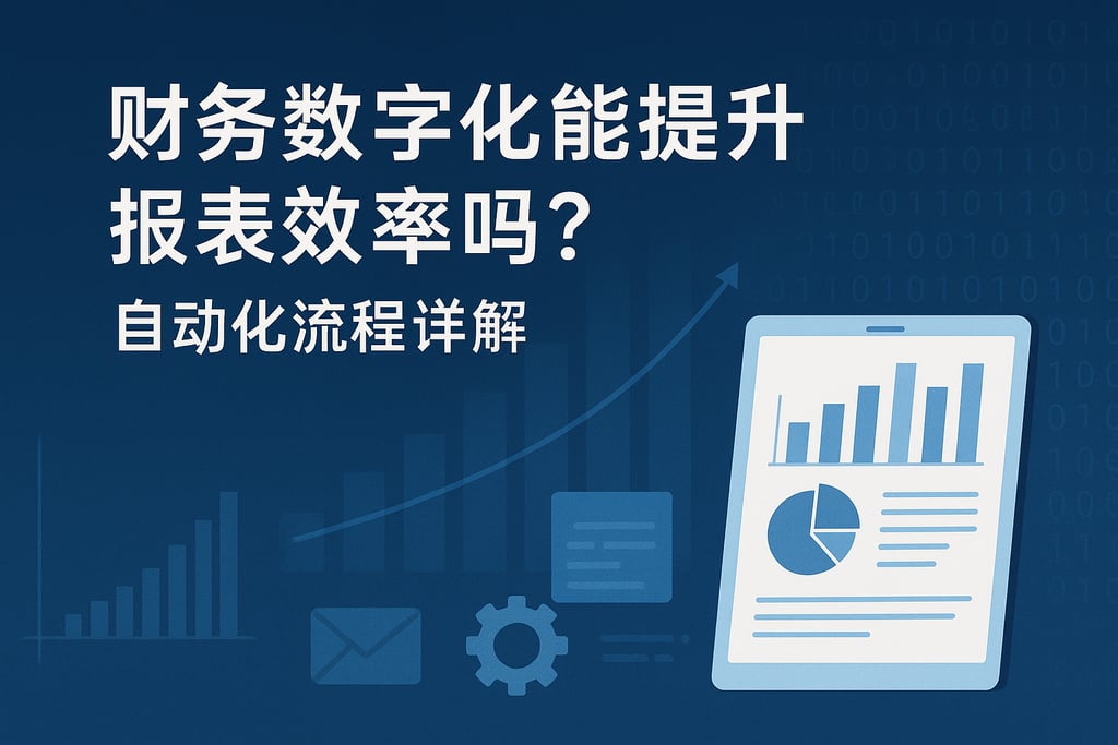 财务数字化能提升报表效率吗？自动化流程详解