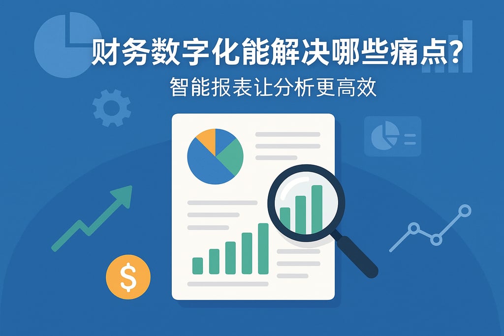 财务数字化能解决哪些痛点？智能报表让分析更高效