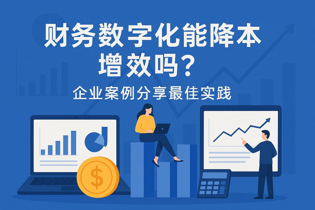 财务数字化能降本增效吗？企业案例分享最佳实践