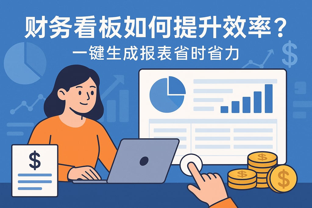财务看板如何提升效率？一键生成报表省时省力