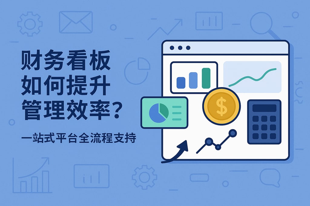 财务看板如何提升管理效率？一站式平台全流程支持