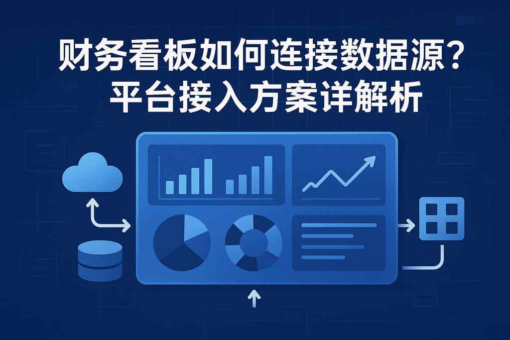 财务看板如何连接数据源？平台接入方案详解析