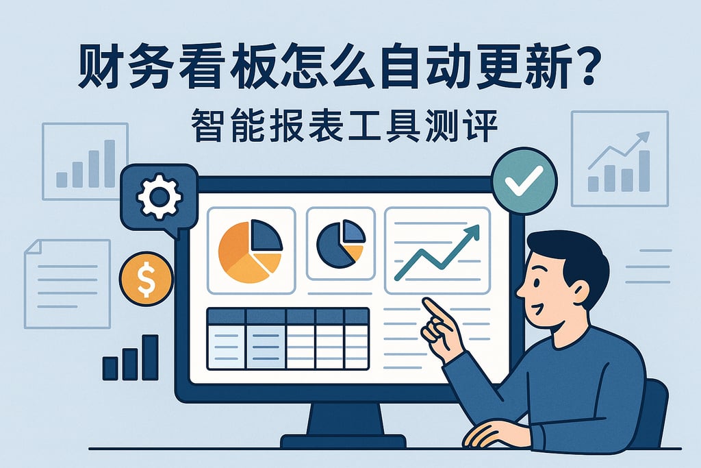 财务看板怎么做自动更新？智能报表工具测评