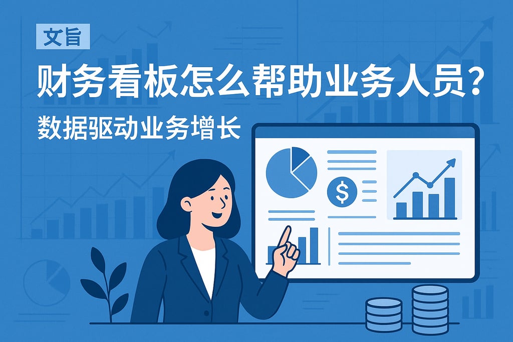 财务看板怎么帮助业务人员？数据驱动业务增长