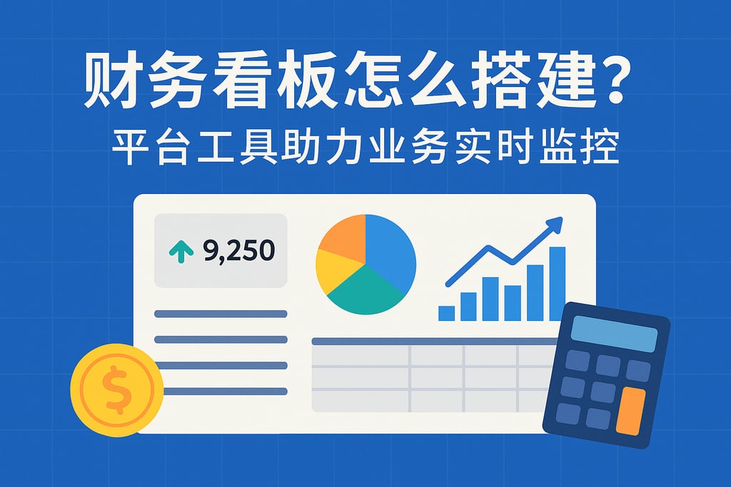 财务看板怎么搭建？平台工具助力业务实时监控