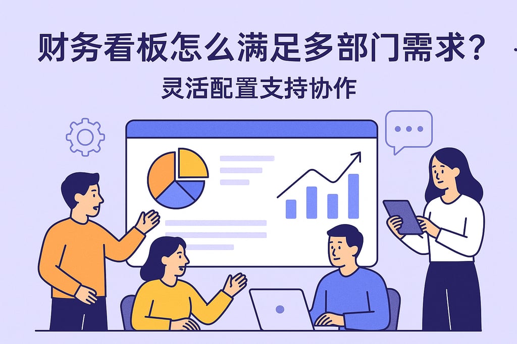 财务看板怎么满足多部门需求？灵活配置支持协作