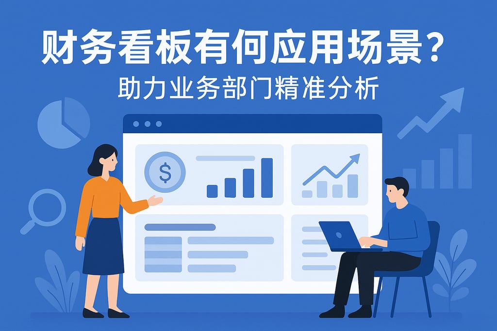 财务看板有何应用场景？助力业务部门精准分析