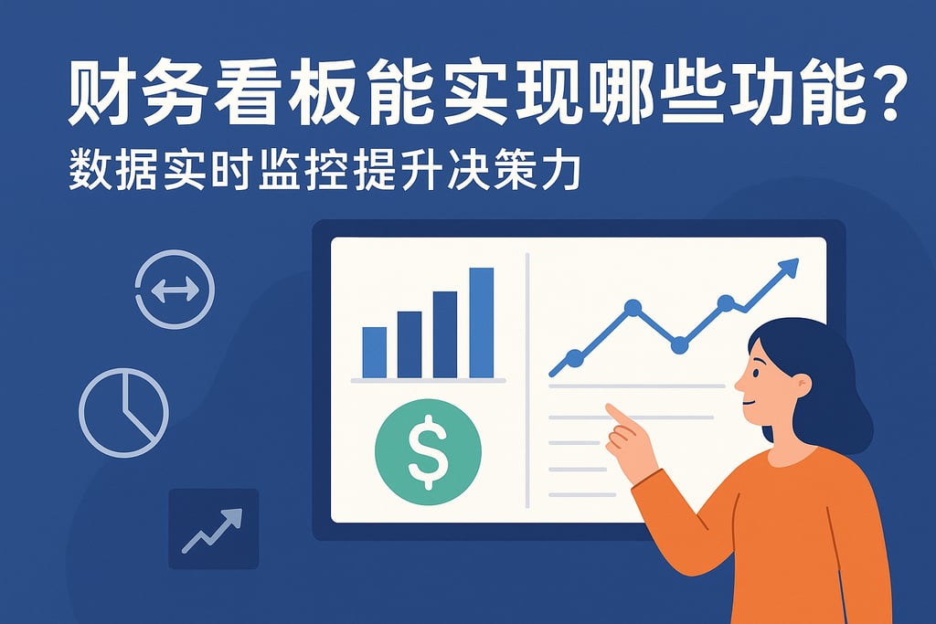 财务看板能实现哪些功能？数据实时监控提升决策力