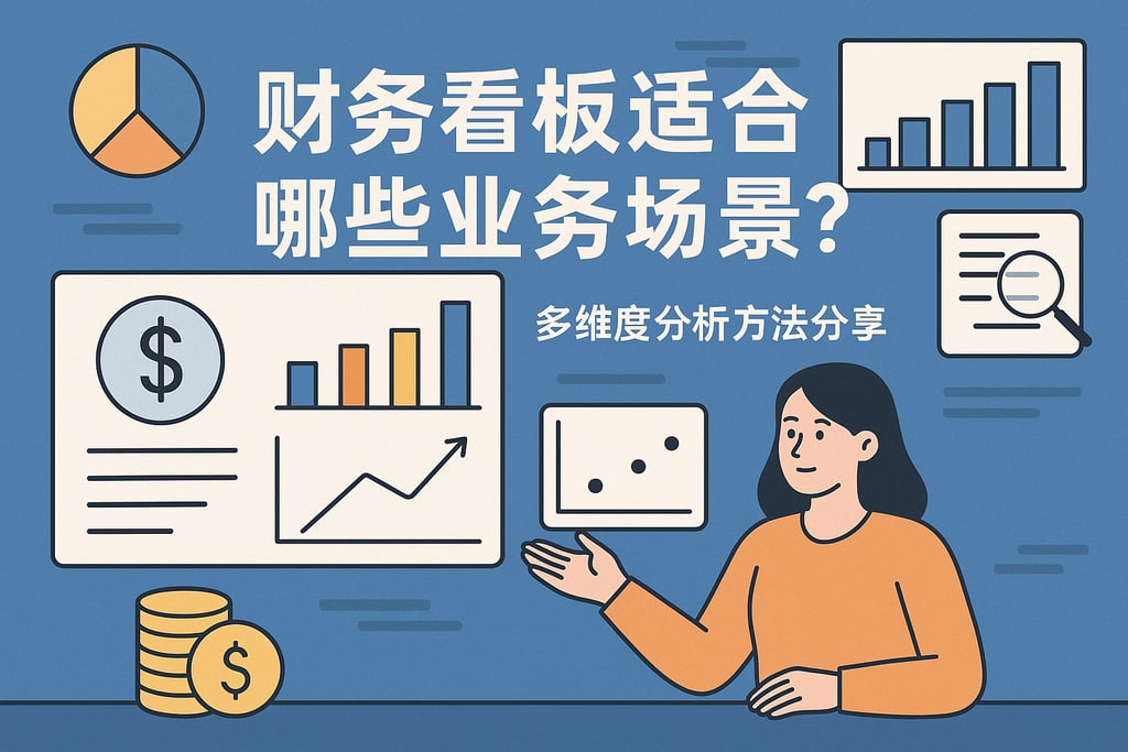 财务看板适合哪些业务场景？多维度分析方法分享