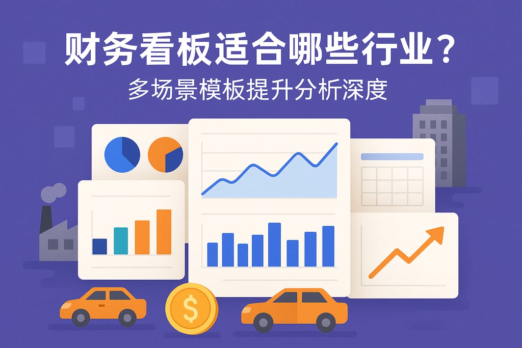 财务看板适合哪些行业？多场景模板提升分析深度