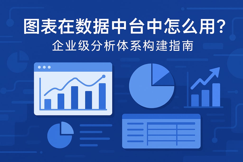 图表在数据中台中怎么用？企业级分析体系构建指南