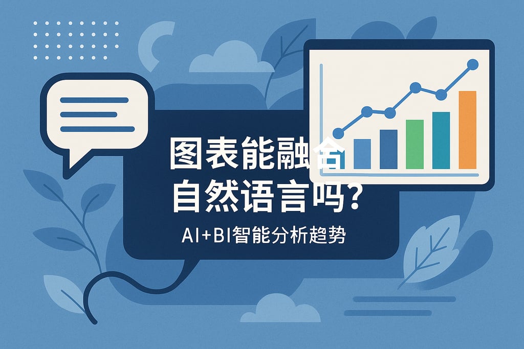 图表能融合自然语言吗？AI+BI智能分析趋势