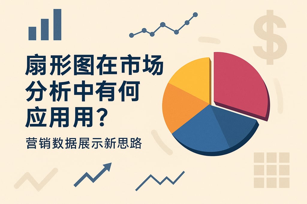 扇形图在市场分析中有何应用？营销数据展示新思路