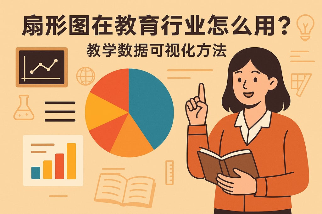 扇形图在教育行业怎么用？教学数据可视化方法