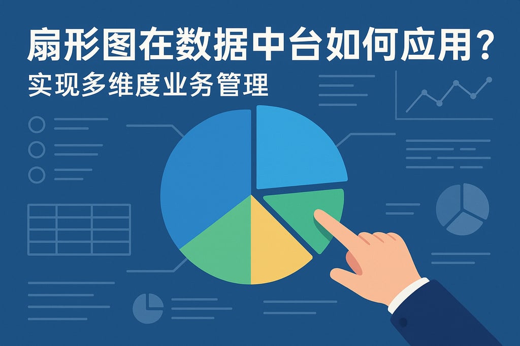 扇形图在数据中台如何应用？实现多维度业务管理