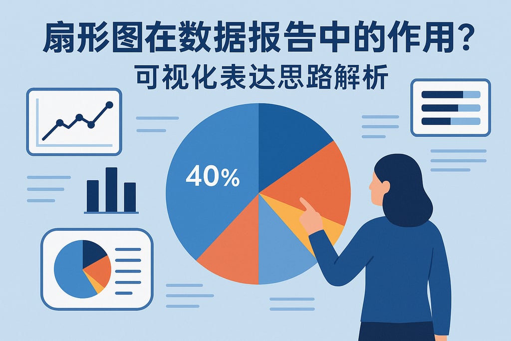 扇形图在数据报告中的作用？可视化表达思路解析