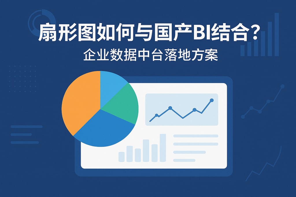 扇形图如何与国产BI结合？企业数据中台落地方案