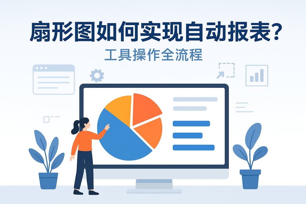 扇形图如何实现自动报表？工具操作全流程
