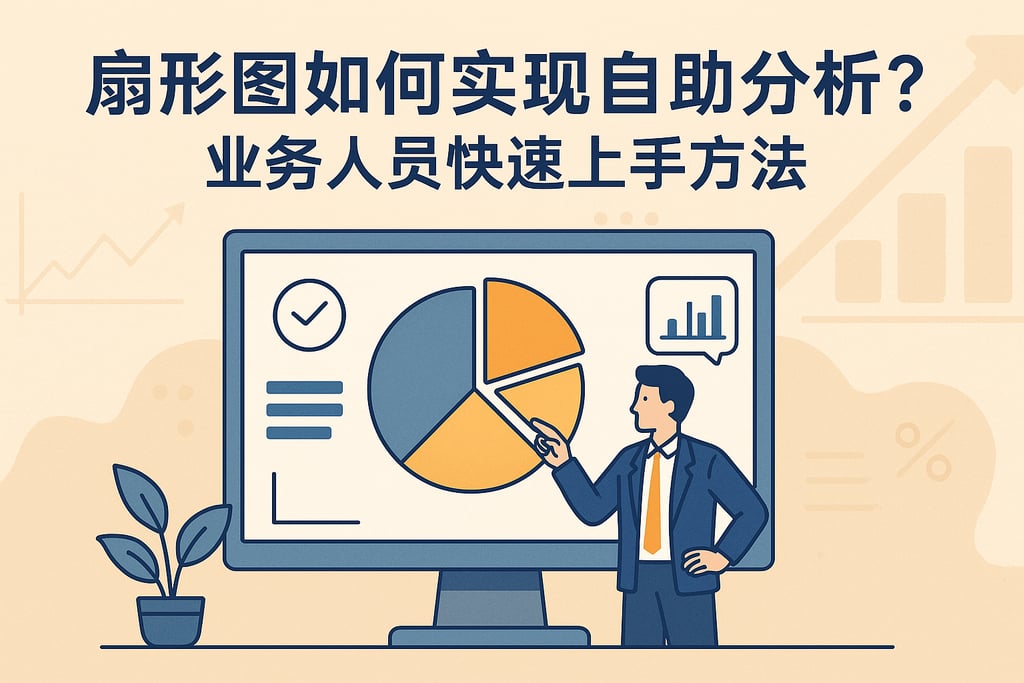扇形图如何实现自助分析？业务人员快速上手方法