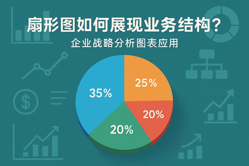扇形图如何展现业务结构？企业战略分析图表应用