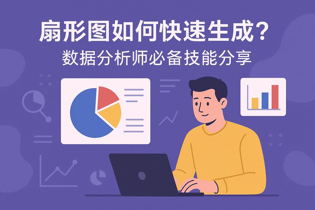扇形图如何快速生成？数据分析师必备技能分享