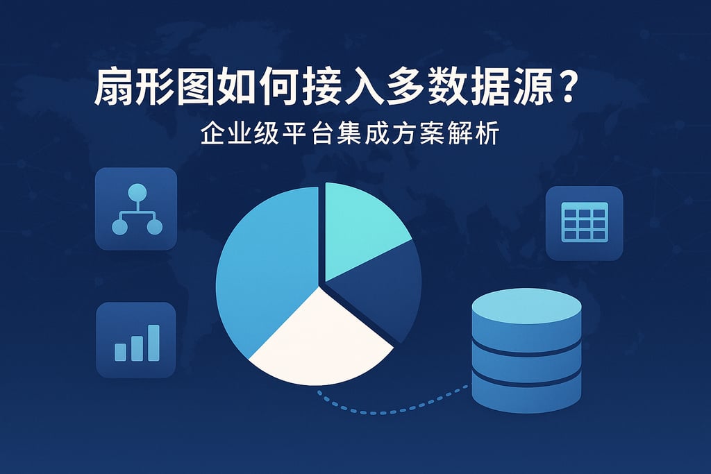 扇形图如何接入多数据源？企业级平台集成方案解析