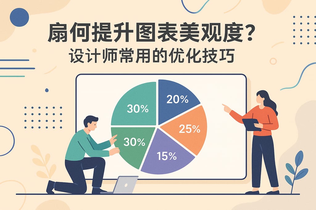 扇形图如何提升图表美观度？设计师常用的优化技巧