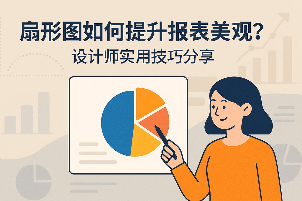扇形图如何提升报表美观？设计师实用技巧分享