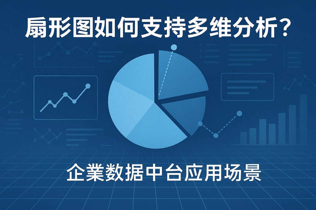扇形图如何支持多维分析？企业数据中台应用场景