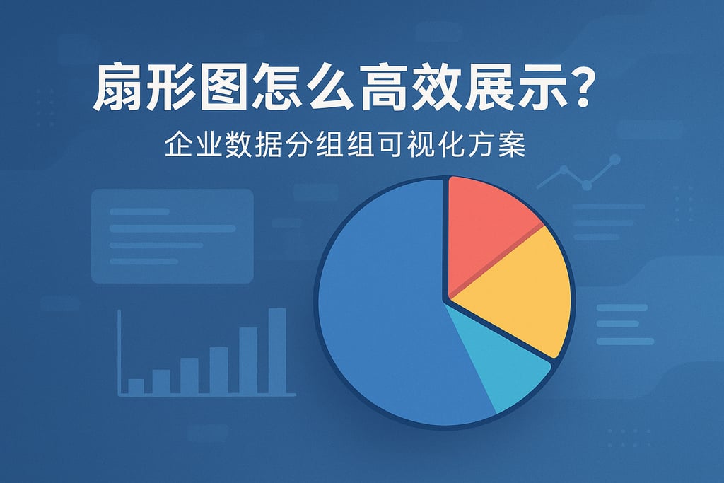 扇形图怎么高效展示？企业数据分组可视化方案