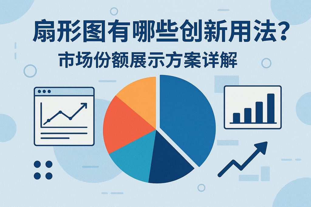 扇形图有哪些创新用法？市场份额展示方案详解