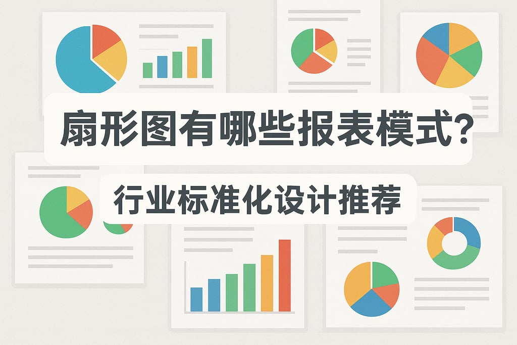 扇形图有哪些报表模板？行业标准化设计推荐