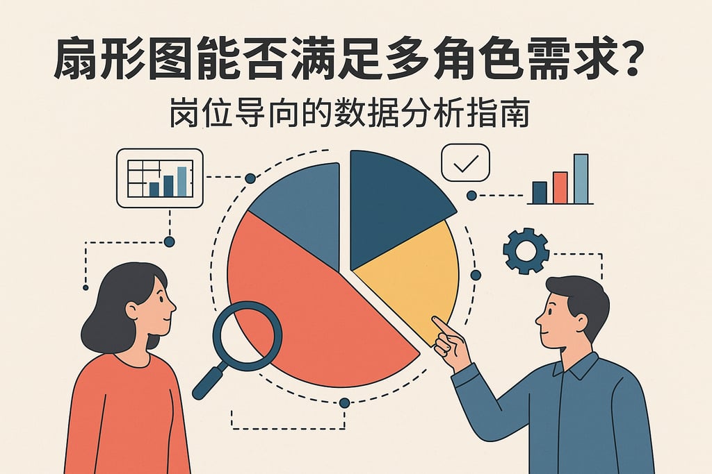 扇形图能否满足多角色需求？岗位导向的数据分析指南